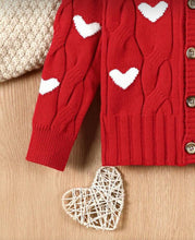 Load image into Gallery viewer, Heart Cardigan