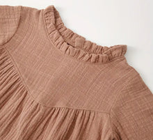 Load image into Gallery viewer, Cotton Ruffled Dress