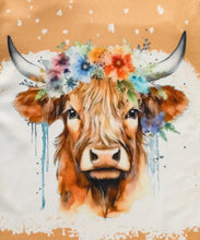 Load image into Gallery viewer, Floral Cow Flare Outfit