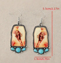 Load image into Gallery viewer, Geometric Cowgirl Earrings