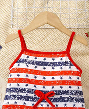 Load image into Gallery viewer, Stars &amp; Stripes Romper