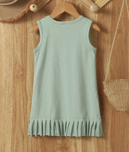 Load image into Gallery viewer, Western Fringe T-Shirt Dress