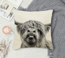 Load image into Gallery viewer, Highland Cow Pillow Case
