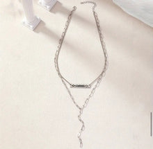 Load image into Gallery viewer, Layered Cowbabes Charm necklaces