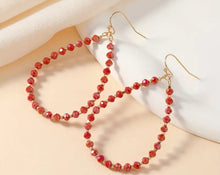 Load image into Gallery viewer, Teardrop Crystal Earrings