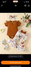 Load image into Gallery viewer, 3Pc Floral Chicken Outfit