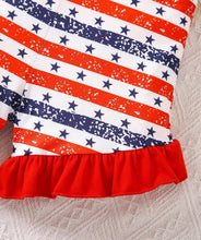 Load image into Gallery viewer, Stars &amp; Stripes Romper