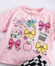 Load image into Gallery viewer, Checkered School Short Outfit