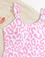 Load image into Gallery viewer, Pink Leopard One Piece Suit