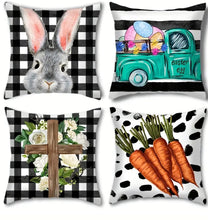 Load image into Gallery viewer, Black Accent Easter Pillow Cases