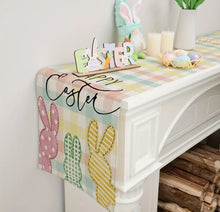Load image into Gallery viewer, Happy Easter Bunny Table Runner