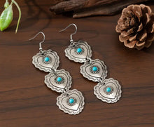 Load image into Gallery viewer, Heart Embellished Dangle Earrings