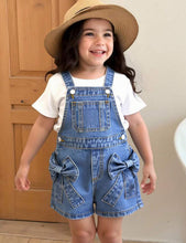 Load image into Gallery viewer, Bow Bib Overalls