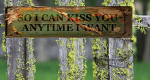 Load image into Gallery viewer, Kiss You Metal Sign