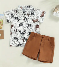 Load image into Gallery viewer, Boys Western Short Outfits