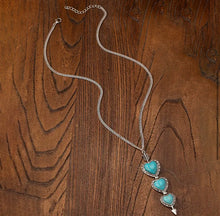Load image into Gallery viewer, Heart Dangle Necklace