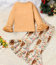 Load image into Gallery viewer, Floral Cow Flare Outfit