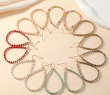 Load image into Gallery viewer, Teardrop Crystal Earrings