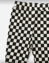 Load image into Gallery viewer, Ivory/Black Checkered Flares