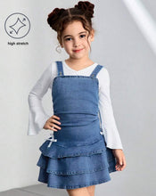 Load image into Gallery viewer, Jean Ruffled Dress
