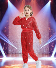 Load image into Gallery viewer, Sequin Jogging Suit