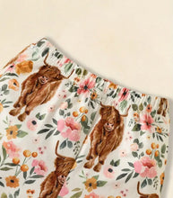 Load image into Gallery viewer, Floral Cow Flare Outfit