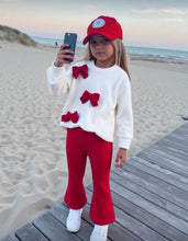 Load image into Gallery viewer, Knitted Bow Outfit