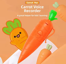 Load image into Gallery viewer, Voice Recorder Carrot Pen