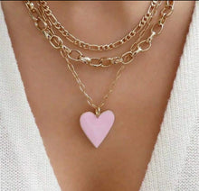 Load image into Gallery viewer, Layered Heart Chain