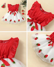 Load image into Gallery viewer, Red Strawberry Dress