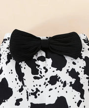 Load image into Gallery viewer, 3 Pc. Bubble Sleeve Cow Outfit