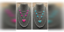 Load image into Gallery viewer, Hearts Galore Necklace Set