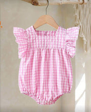 Load image into Gallery viewer, Checkered Romper