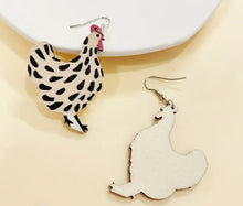 Load image into Gallery viewer, Spotted Chicken Earrings