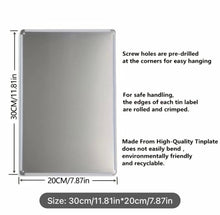 Load image into Gallery viewer, Measurement Conversion Metal Sign