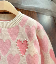 Load image into Gallery viewer, Pearl Heart Sweater