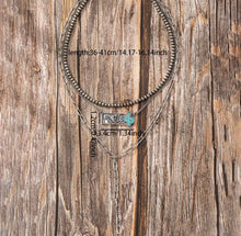 Load image into Gallery viewer, Layered Cactus Bar Charm necklaces