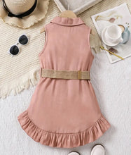 Load image into Gallery viewer, Ruffled Sleeveless Dress