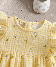 Load image into Gallery viewer, Yellow flower Dress