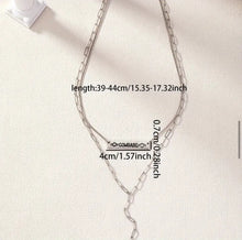 Load image into Gallery viewer, Layered Cowbabes Charm necklaces