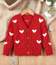 Load image into Gallery viewer, Heart Cardigan