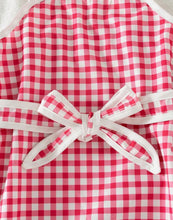 Load image into Gallery viewer, Red Checkered Short Set