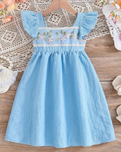 Load image into Gallery viewer, Spring Flower Smock Dress