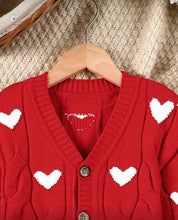 Load image into Gallery viewer, Heart Cardigan