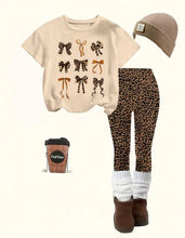 Load image into Gallery viewer, Leopard Bows Outfit