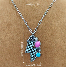 Load image into Gallery viewer, Checkered Chain Necklace