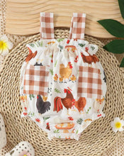 Load image into Gallery viewer, Plaid Chicken Onesie