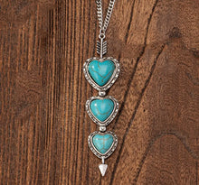 Load image into Gallery viewer, Heart Dangle Necklace
