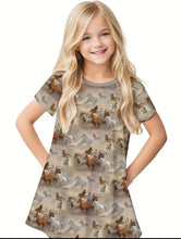 Load image into Gallery viewer, Horse T-Shirt Dress