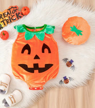 Load image into Gallery viewer, Pumpkin Onesie and cap